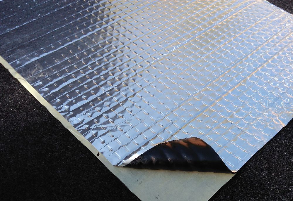 Шумоизоляция, виброизоляция авто до Standart 1,5мм 500х330мм 50мкм