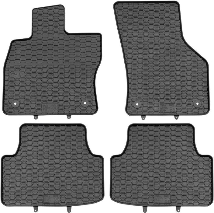 Коврики Skoda Octavia, Karoq, ENYAQ, Fabia, Superb резиновые (Польша)