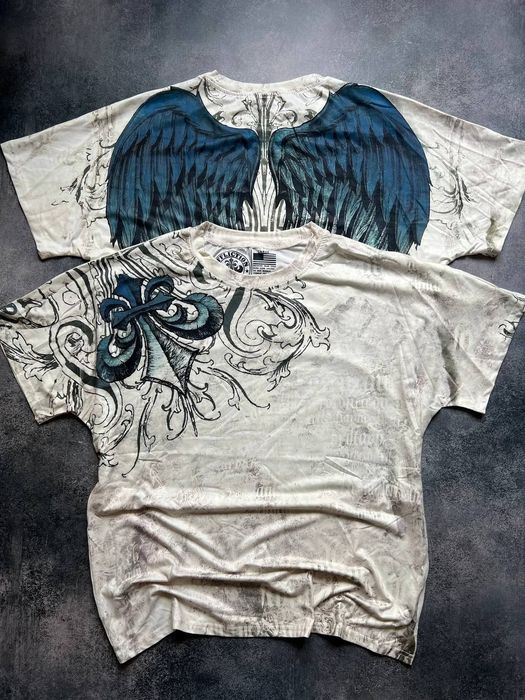 НОВА футболка Affliction  sk8 vintage y2k mma