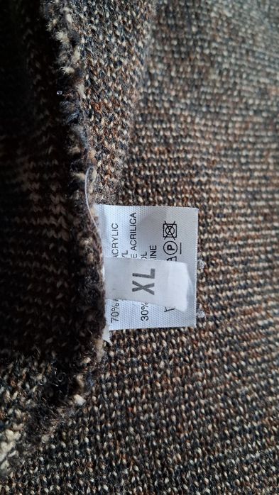 Sweter blezer kardigan na zamek z półgolfem