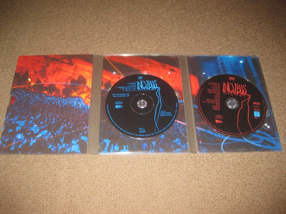 DVD+CD dos Incubus "Live From Sydney to Vegas" Digipack!