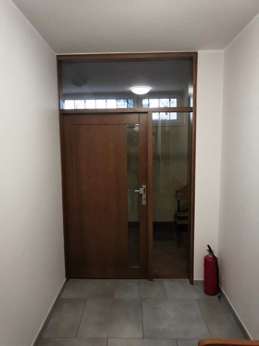 !! Drzwi Zewnętrzne Wejściowe Drewniane CZYSTE POWIETRZE + GRATIS ++