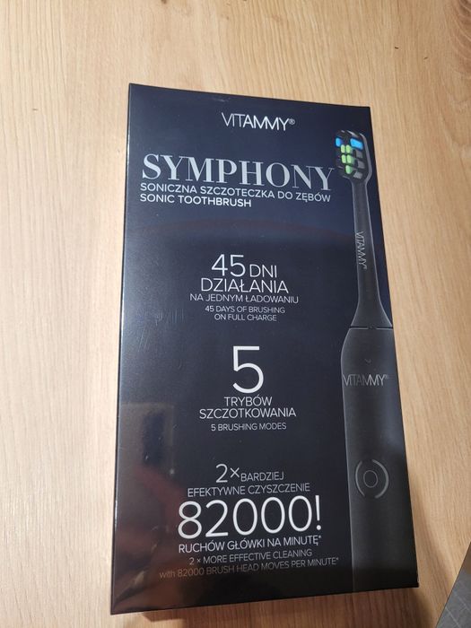 Szczoteczka soniczna Vitammy symphony black