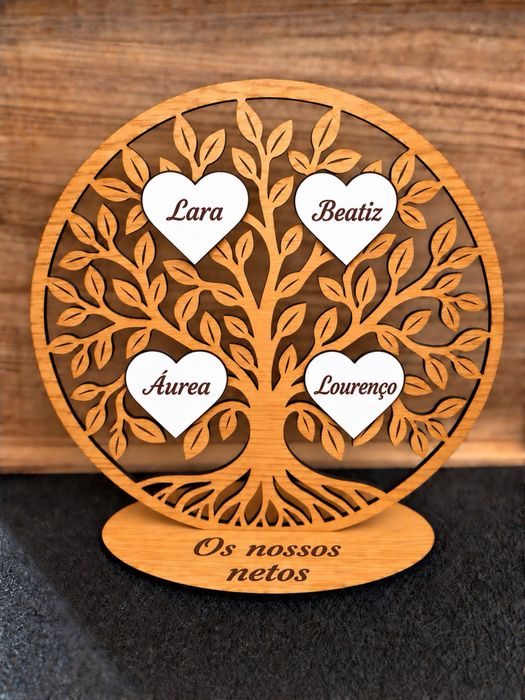 Arvore da vida com nomes personalizada