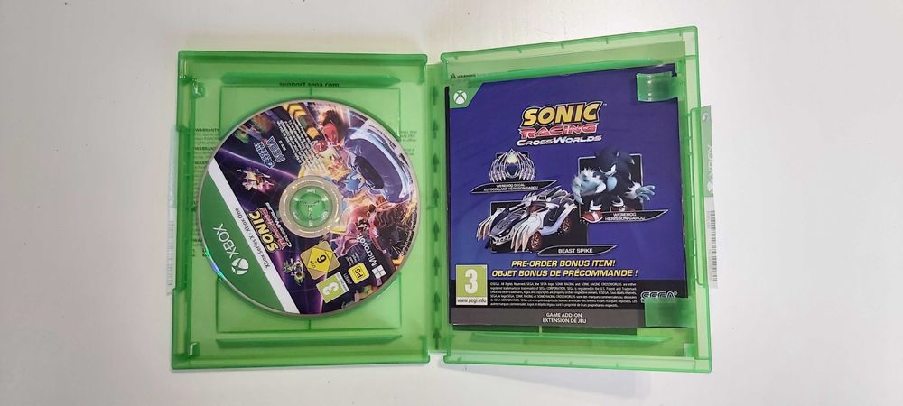Sonic Racing: CrossWorlds (NOVO) (Xbox One/Series X)