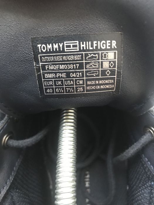 Замшеві чоловічі черевики TOMMY HILFIGER, оригінал 42р