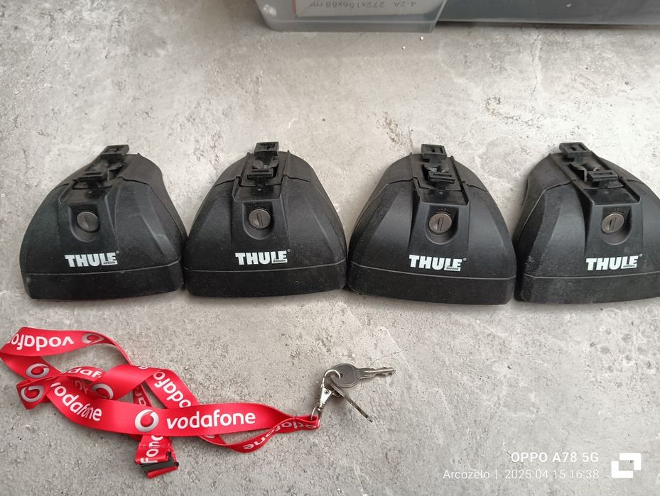 Kit Pés para Barras Tejadilho THULE Rapid System 753100
