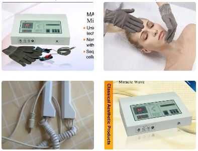 Аппарат микротоки для лица и тела с волшебными перчатками MAS8020