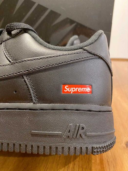 Nike Air Force 1 Low Supreme Black R.43