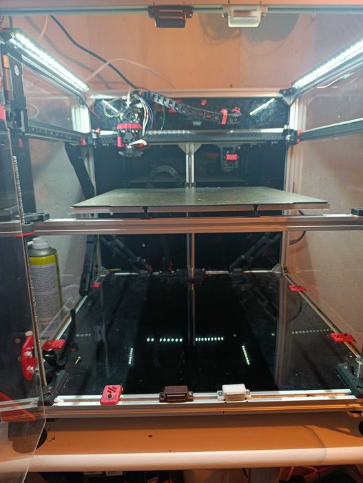 Voron Trident 350x350mm — versão custom com gantry XY VZBot