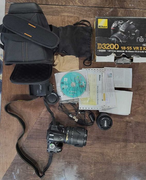Фотоапарат NIKON D3200 VR KIT + обєктив NIKON DX AF-S NIKKOR 18-105mm 1:3.5-5.6G ED