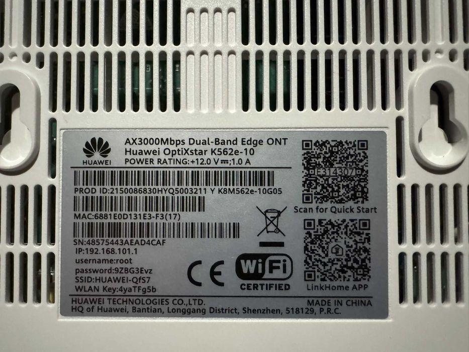 Nowoczesny router Huawei ax3000