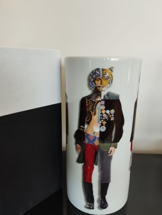 Vaso Vista Alegre x Christian Lacroix Maison Porcelana Edição Limitada