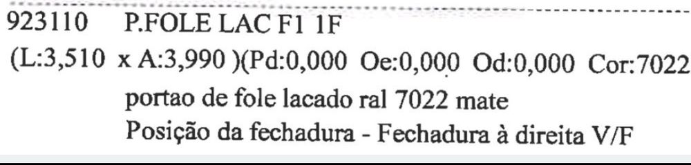 Portão de Fole Novo