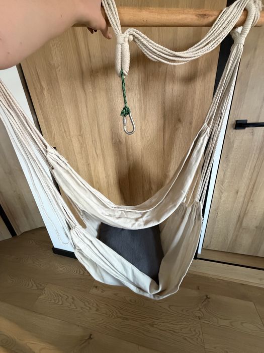 Fotel wiszacy, huśtawka boho