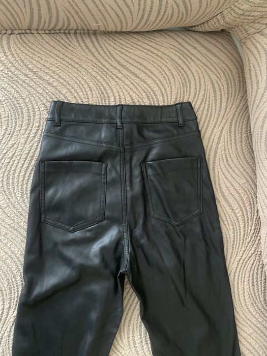 Брючки кожзам Zara разм 46