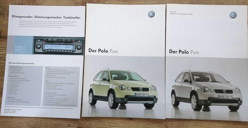 Prospekt VW Polo IV FUN