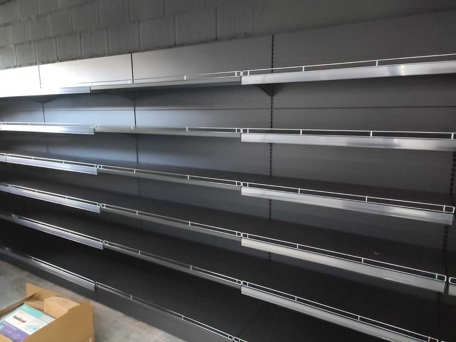 Стеллажи торговые, кассовые прилавки, холодильные витрины в магазин