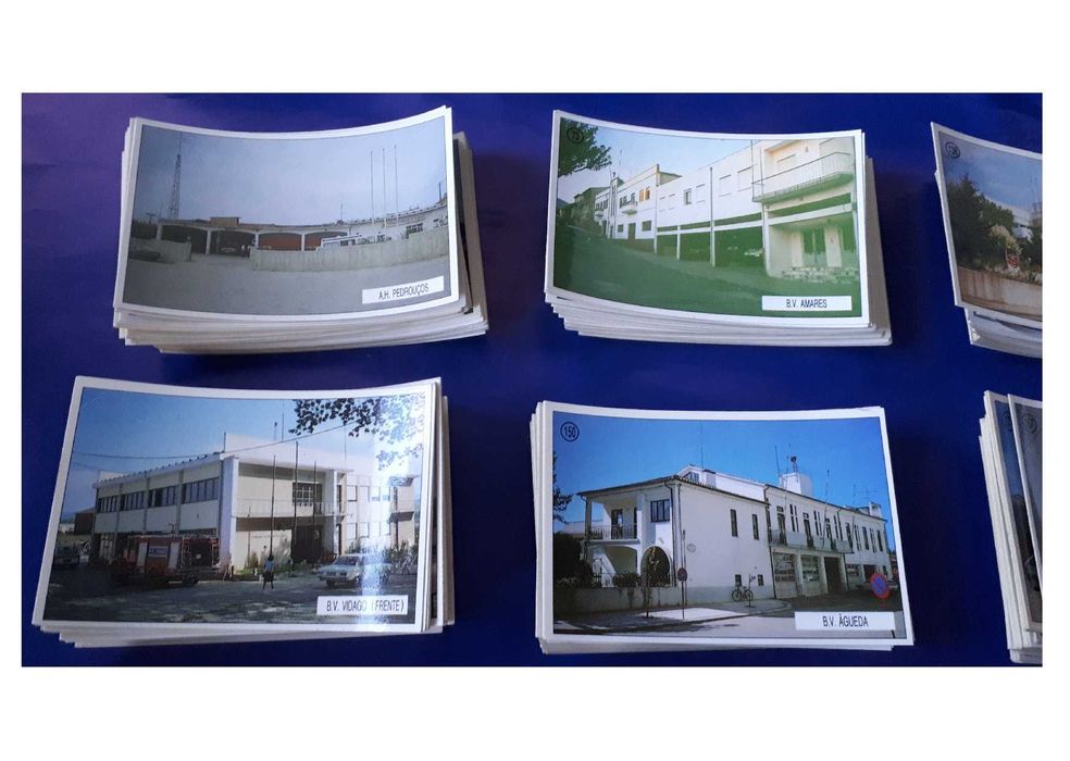 370 Calendários Coleção Quartéis Bombeiros de 1991