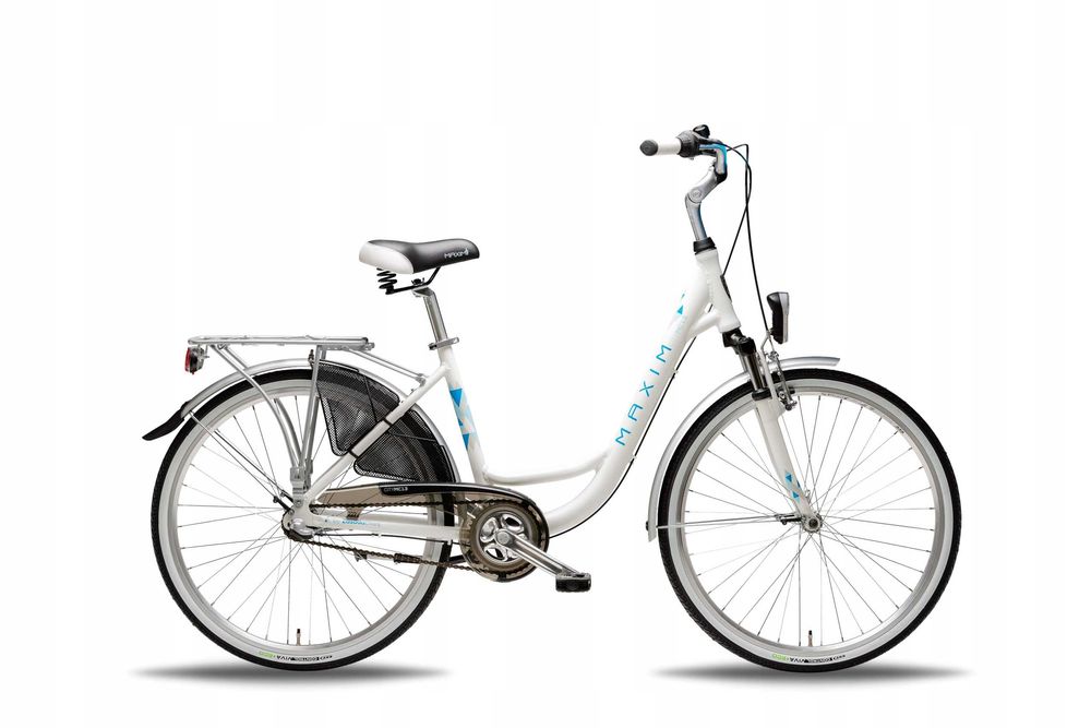 Rower miejski Maxim MC 1.3.3 rama 17 cali na koło 26 " biały alu