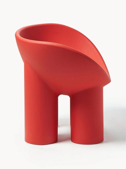 Fotel Roly Poly czerwony