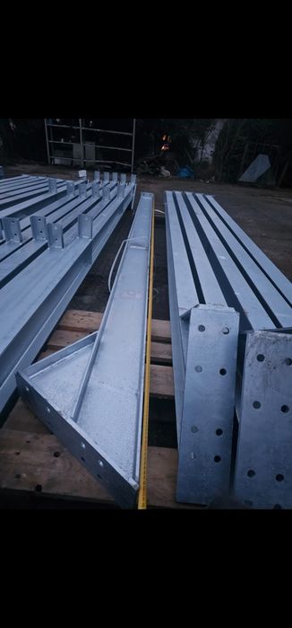 Konstrukcja stalowa ocynkowana hali 250m2