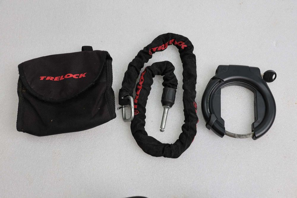 Blokada tylnego koła Trelock RS-453, blokada z łańcuchem Trelock
