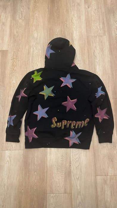 Supreme Gonz Stars Hooded Sweatshirt Black