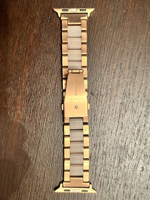 Złota bransoletka Apple Watch 7 45mm