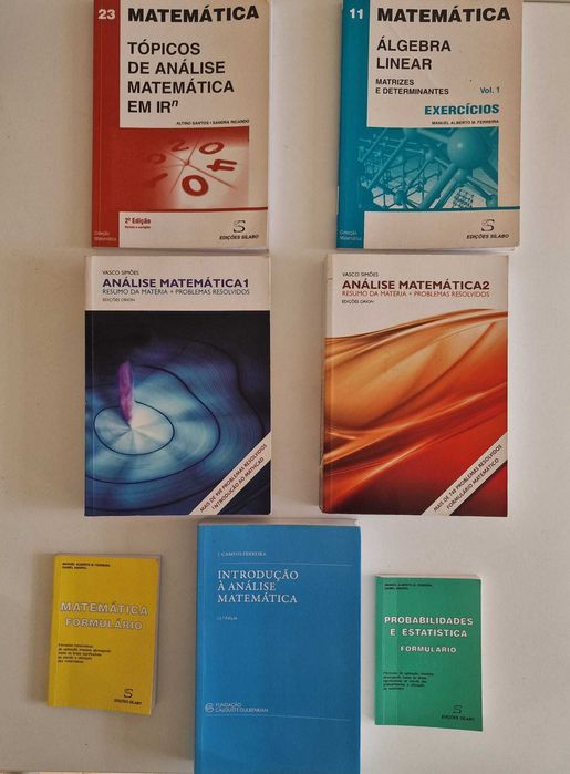 Pack Engenharia/Matemática: 7 Manuais e Formulários Base