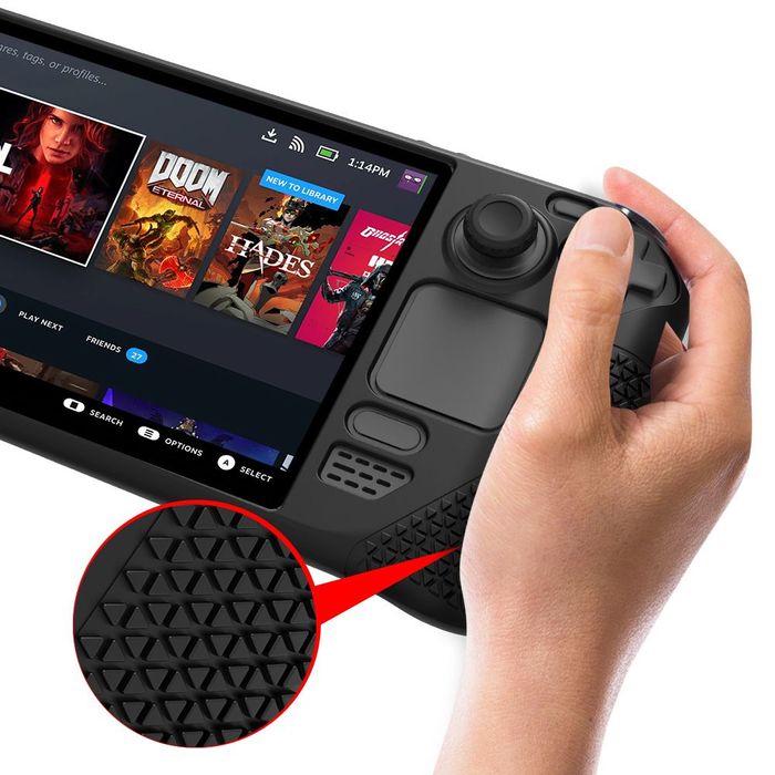 Etui Tpucarbon Do Steam Deck Black