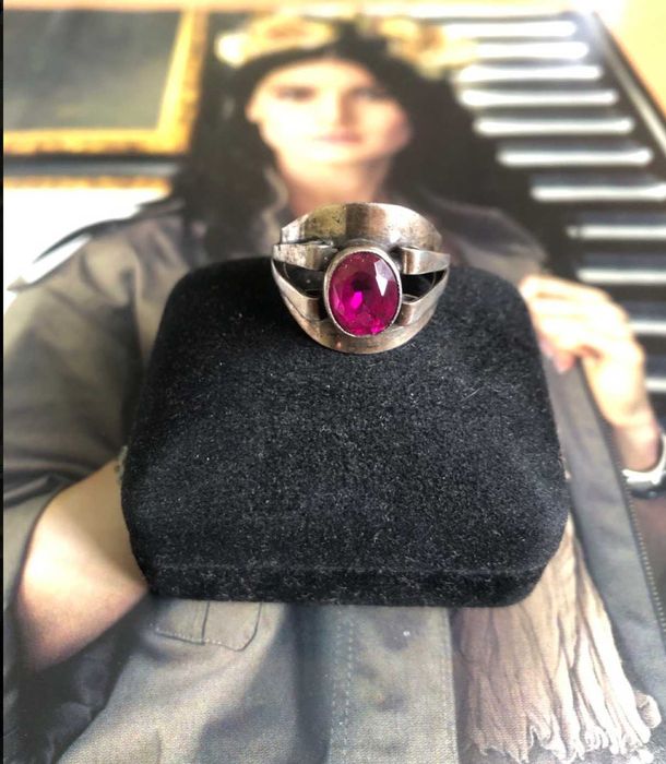 Срібло 875 проба гірський кришталь олександрит корунд кільця кольє