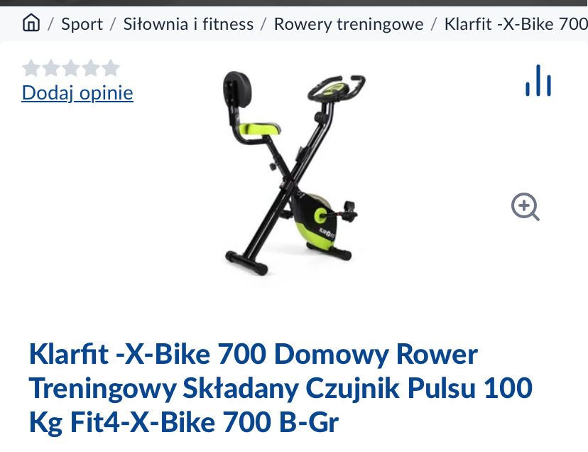 Rower do ćwiczeń