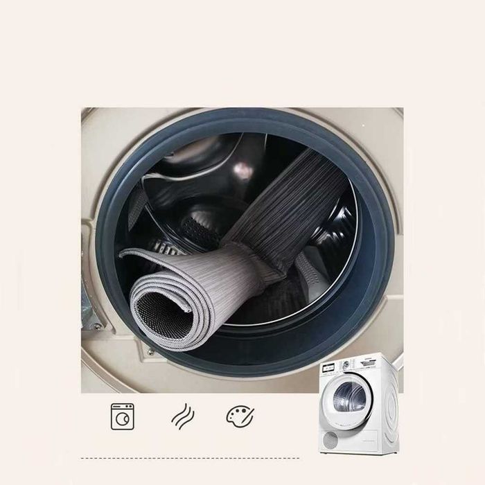 Dywan miękki krótki włos pluszowy niebieski szary nowoczesny 220/160cm