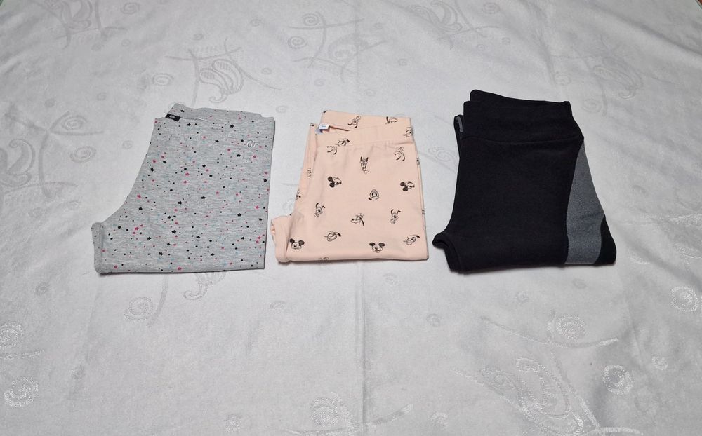 Lote de 3 Leggings para menina Tamanho 16 anos