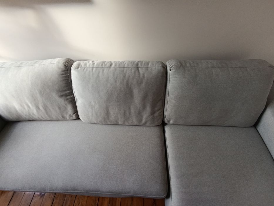 Sofá modular com chaise longue