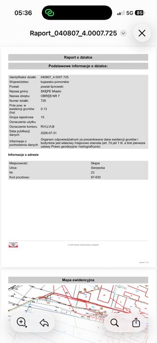 Sprzedan działke - Widok 4