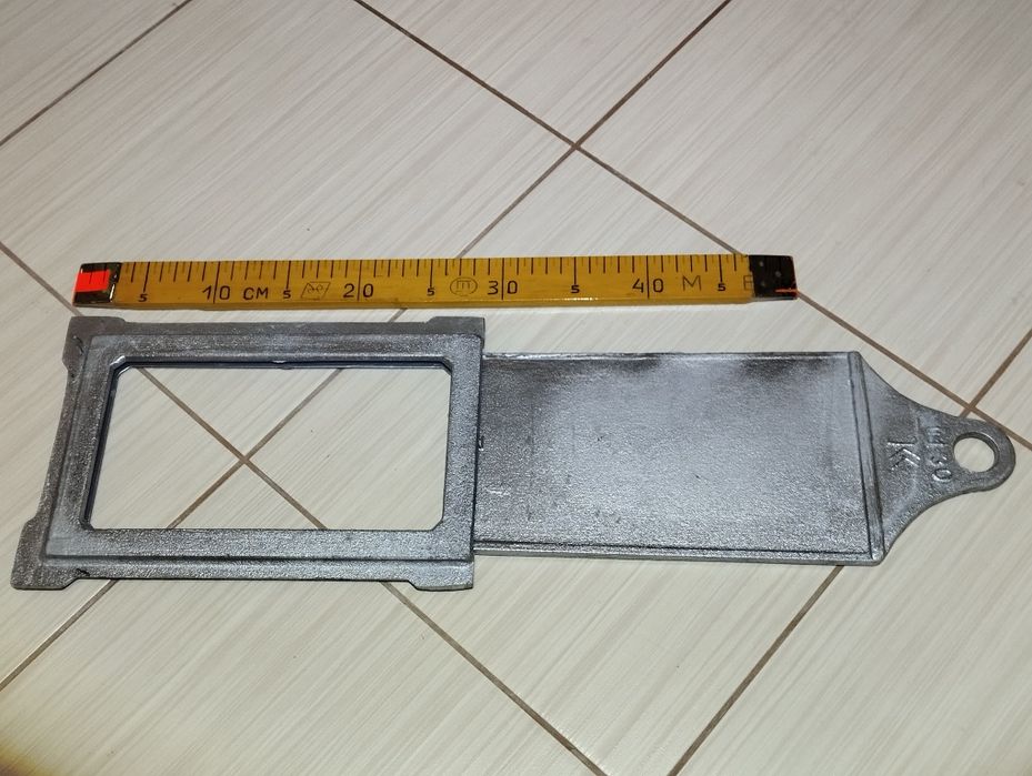 Засов заслонка задвижка для печи алюминиевая