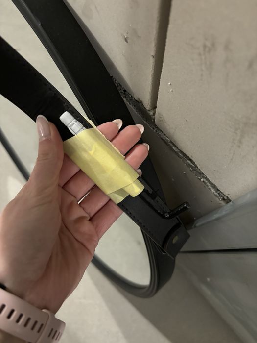 Lustro okrągłe na pasku 60cm