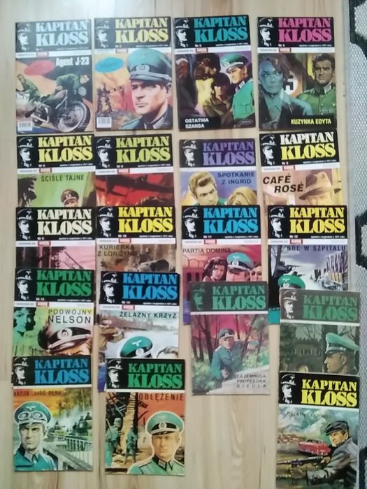 Kolekcja Kapitan Kloss. PRL komiks. Wydanie 2 i reedycja.