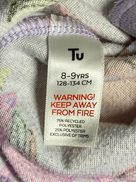 Тепла піжама з єдиноріжками дівчинці 8-9р. Велюровий комплект для дому