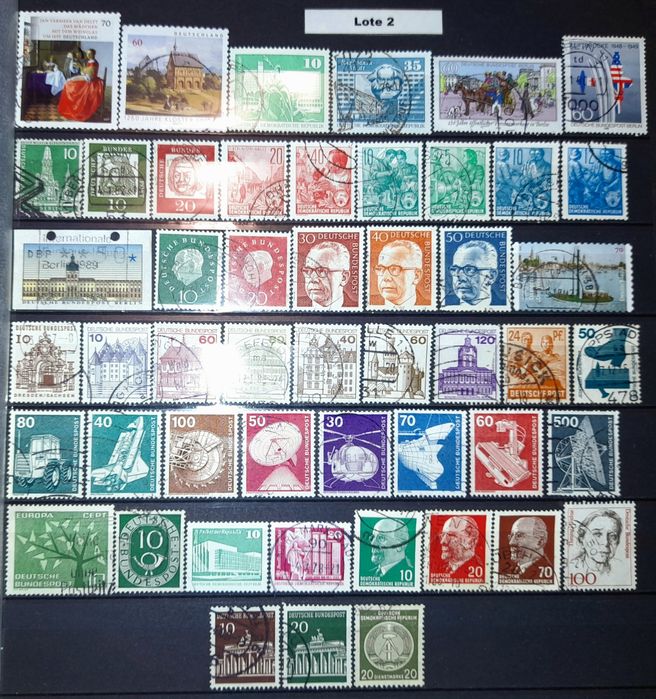 Vários Lotes - 50 Selos Alemanha