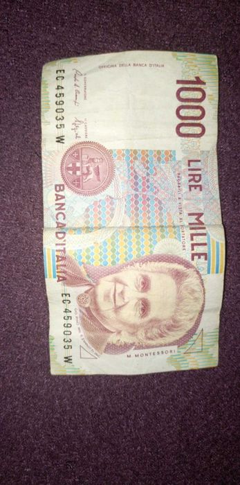 Notas antigas para coleçao