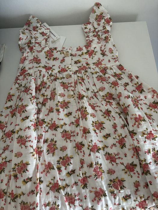 Vestido Lanidor Menina 2 Anos – Novo com Etiqueta, 100% Algodão