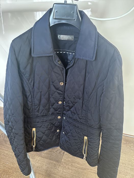 Kurtka Massimo dutti,granatowa, pikowana,przejściowa, elegancka