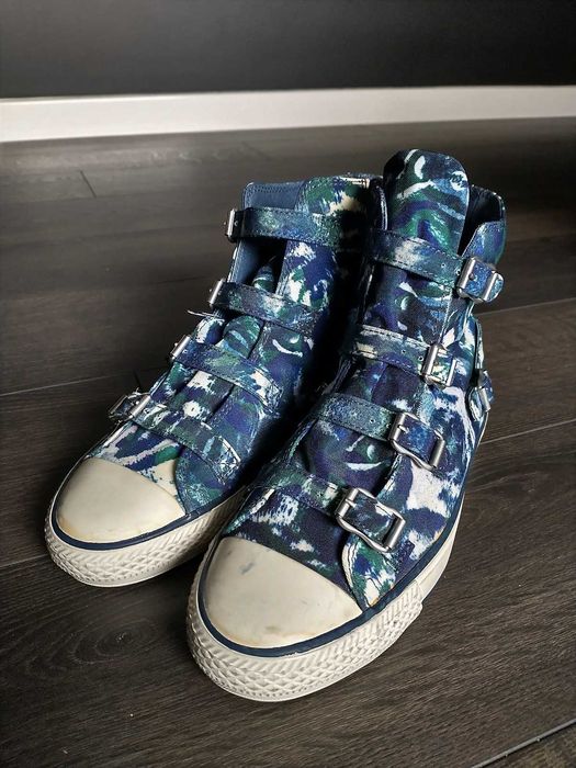 Trampki wysokie ASH 38 moro nowe