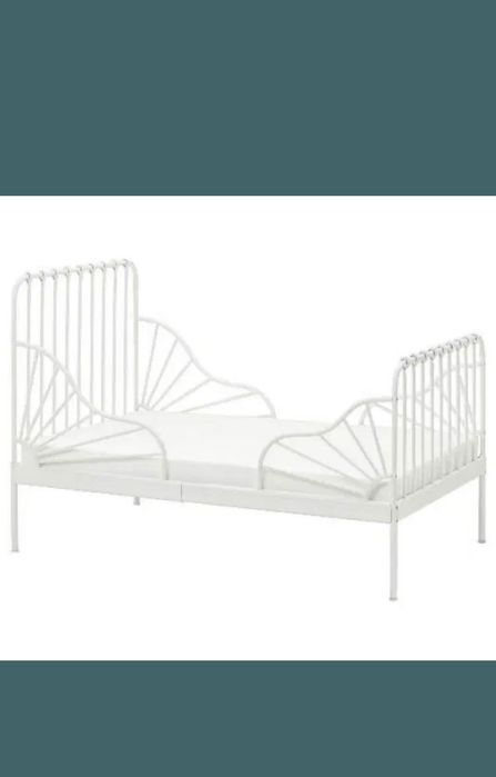 Металеве ліжко ikea  біле СРОЧНО