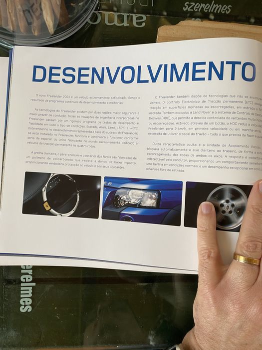 Brochura Catálogo Land Rover Freelander 2004 facelift