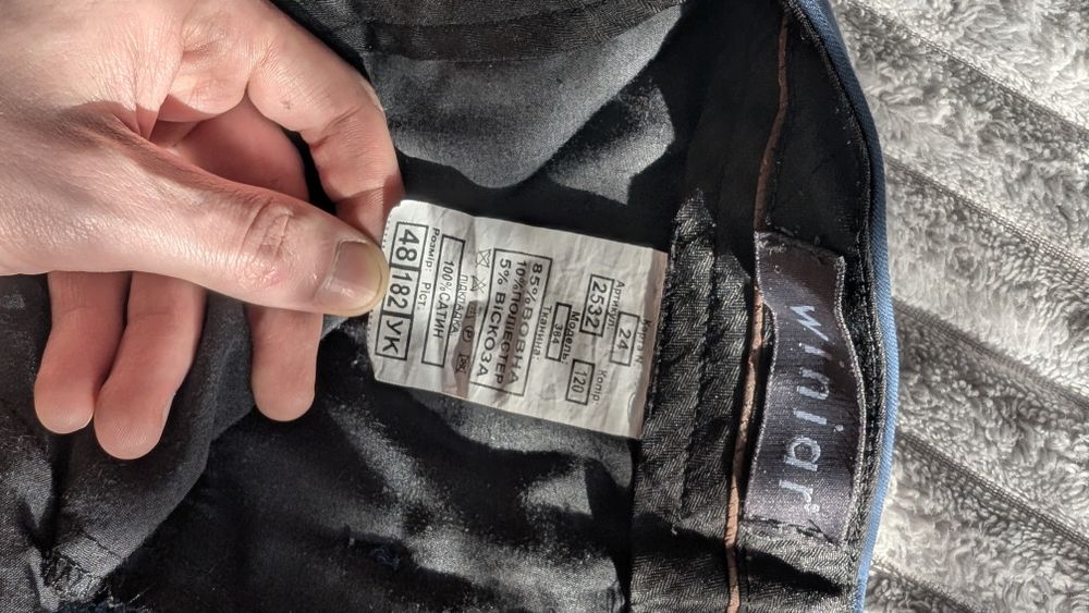 Продам чоловічий класичний костюм 48 розмір Winiar