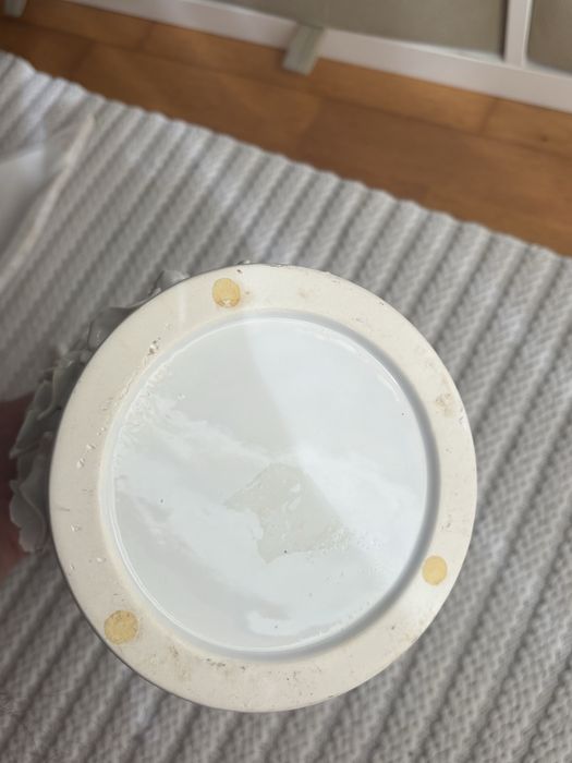 Vaso com detalhes florais